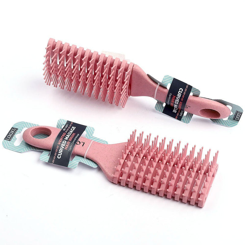 VIP Extensions LQQKS VENTED CURVED MASSAGE HAIR BRUSH Hair Tools