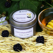 Brigid Trading Company Lughnasadh Soy Wax Candle - Blackberries, Oats, and Honey Premium Scented Candle