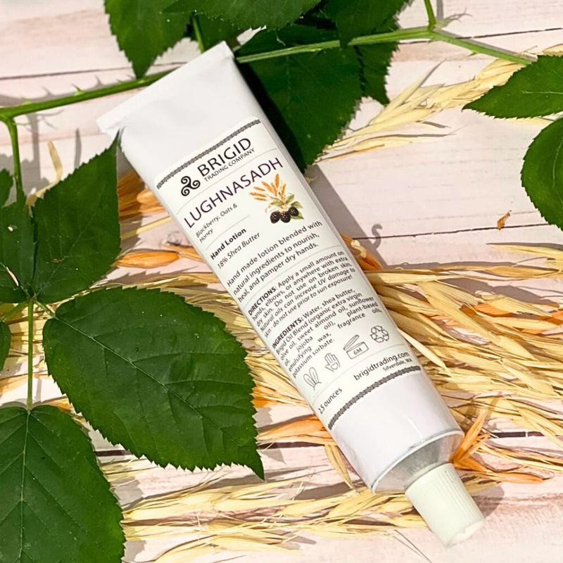 Brigid Trading Company Lughnasadh Natural Hand Lotion - Blackberries, Oats, and Honey Hand Lotion