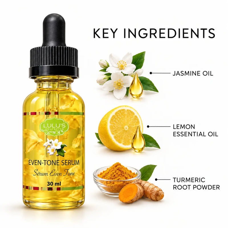 Lulu’s Holistics Lulu's Holistics Even-Tone Argan & Jasmin Nighttime Face Serum (30ml) facial serum White Smoke I-Bottle,2-Pack,3-Pack