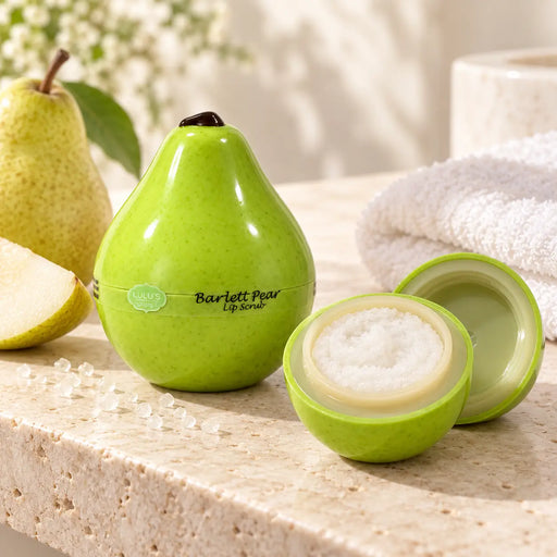 Lulu’s Holistics Lulu's Holistics Bartlett Pear Exfoliating Lip Scrub (2oz) lip scrub Light Gray 1-Jar,2-Pack,3-Pack
