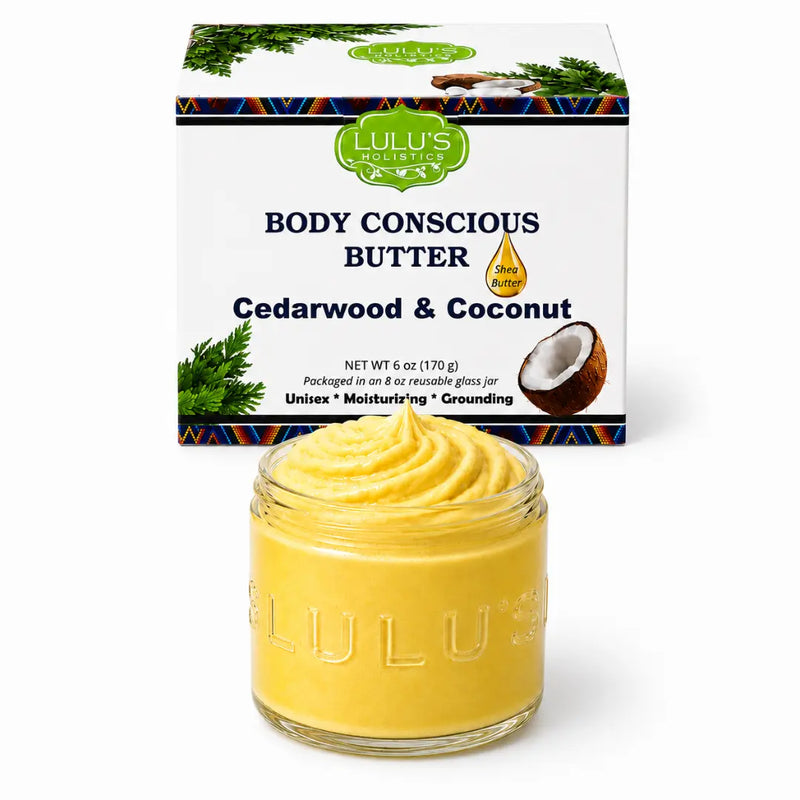 Lulu’s Holistics Pomegranate Mango Kojic Whipped Body Butter – Uneven-Looking Skin Lotion & Moisturizer White Smoke Cedarwood / 1-Jar