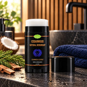 Lulu’s Holistics Cedarwood Coconut Deodorant – Natural Odor Protection Deodorant Black 1 (2.65oz tube),2 (2.65oz tubes),3 (2.65oz tubes),4 (2.65oz tubes)