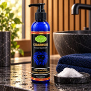 Lulu’s Holistics Cedarwood Face & Beard Wash – Natural Men’s Cleansing Cleanser Facial Cleansers Black 1 (8oz bottle),2 (8oz bottles),3 (8oz bottles),4 (8oz bottles)