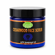 Lulu’s Holistics Cedarwood Face Scrub – Exfoliating Cleanser for Men facial scrub Dark Slate Gray 1 (4oz jar),2 (4oz jars),3 (4oz jars),4 (4oz jars)