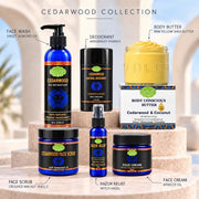 Lulu’s Holistics Holistics Men’s Box – Complete Cedarwood Face, Body & Grooming Set mens grooming set Antique White