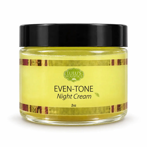 Lulu’s Holistics Lulu's Holistics Even-Tone Night Cream Advanced Barrier Recovery Vault (2oz) facial moisturizer Light Goldenrod 1-Jar,2-Pack,3-Pack