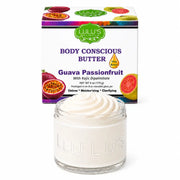 Lulu’s Holistics Unrefined Unscented Whipped Body Butter – Pure, Balanced Moisture Lotion & Moisturizer White Smoke Guava / 1-Jar