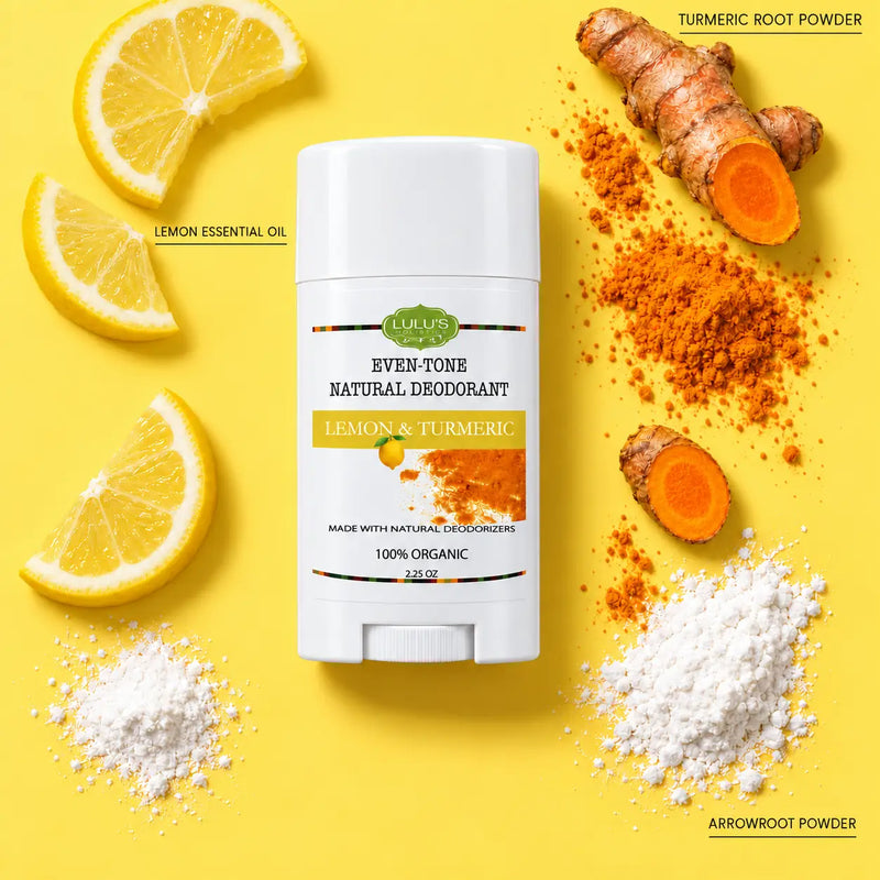 Lulu’s Holistics Lemon Turmeric Deodorant – Underarm Care for Uneven Tone Deodorant Light Goldenrod 1 (2.65oz tube),2 (2.65oz tubes),3 (2.65oz tubes),4 (2.65oz tubes