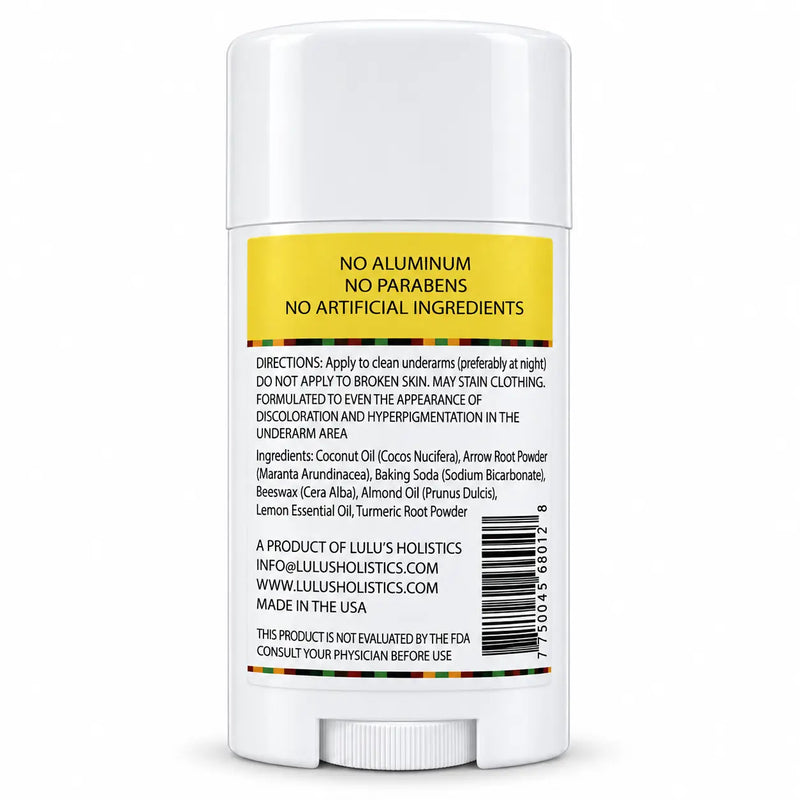 Lulu’s Holistics Lemon Turmeric Deodorant – Underarm Care for Uneven Tone Deodorant Lavender 1 (2.65oz tube),2 (2.65oz tubes),3 (2.65oz tubes),4 (2.65oz tubes
