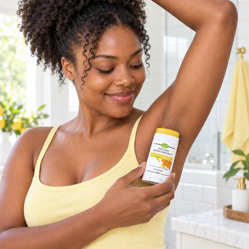 Lulu’s Holistics Underarm Care Deodorant Duo – Lemon Turmeric & Tea Tree Deodorant Lavender