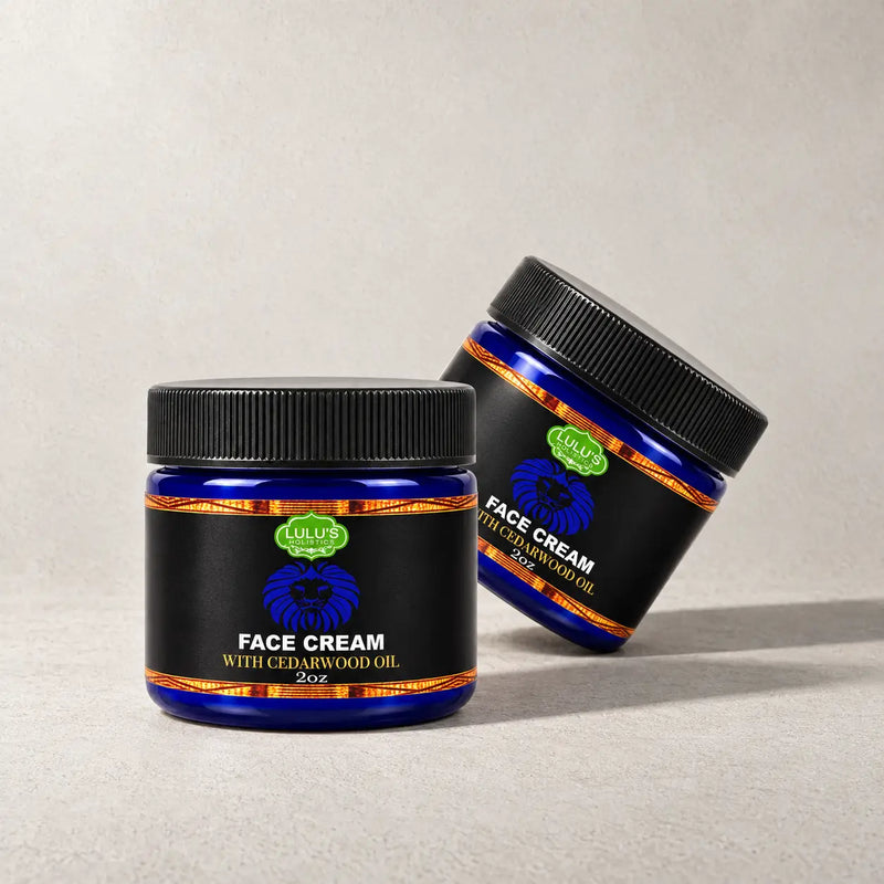 Lulu’s Holistics Cedarwood Face Cream – Hydrating Men’s Moisturizer facial moisturizer Light Gray 1 (2oz jar),2 (2oz jars),3 (2oz jars),4 (2oz jars)