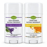 Lulu’s Holistics Underarm Care Deodorant Duo – Lemon Turmeric & Tea Tree Deodorant Lavender