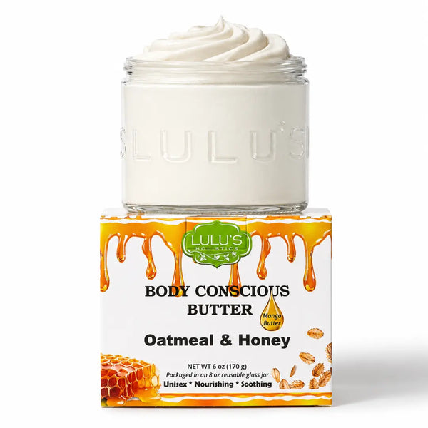 Lulu’s Holistics Oatmeal & Honey Whipped Mango Body Butter – Non-Greasy, Gentle Hydration Lotion & Moisturizer White Smoke Oatmeal / 1-Jar,Oatmeal / 2-Pack,Oatmeal / 3-Pack,Oatmeal / 5-Pack,Coconut / 1-Jar,Coconut / 2-Pack,Coconut / 3-Pack,Coconut / 5-Pack,Orange / 1-Jar,Orange / 2-Pack,Orange / 3-Pack,Orange / 5-Pack,Secrets / 1-Jar,Secrets / 2-Pack,Secrets / 3-Pack,Secrets