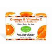 Lulu’s Holistics Orange Vitamin C Turmeric Mango Butter Bar Soap – Brightening Cleanse Bar soap White Smoke Orange / 1 Bar,Orange / 3-Pack,Orange / 6-Pack,Orange / 10-Pack,Orange / 20-Pack,Pineapple / 1 Bar,Pineapple / 3-Pack,Pineapple / 6-Pack,Pineapple / 10-Pack,Pineapple / 20-Pack,Lemon / 1 Bar,Lemon / 3-Pack,Lemon / 6-Pack,Lemon / 10-Pack,Lemon / 20-Pack,Tu