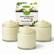 Lulu’s Holistics Raspberry Lemonade Whipped Body Butter – Nourishing, Skin-Softening Care Lotion & Moisturizer White Smoke Pear / 3-Pack