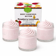 Lulu’s Holistics Lavender Glowing Whipped Body Butter with Raw African Yellow Shea Base Lotion & Moisturizer White Smoke Raspberry / 3-Pack