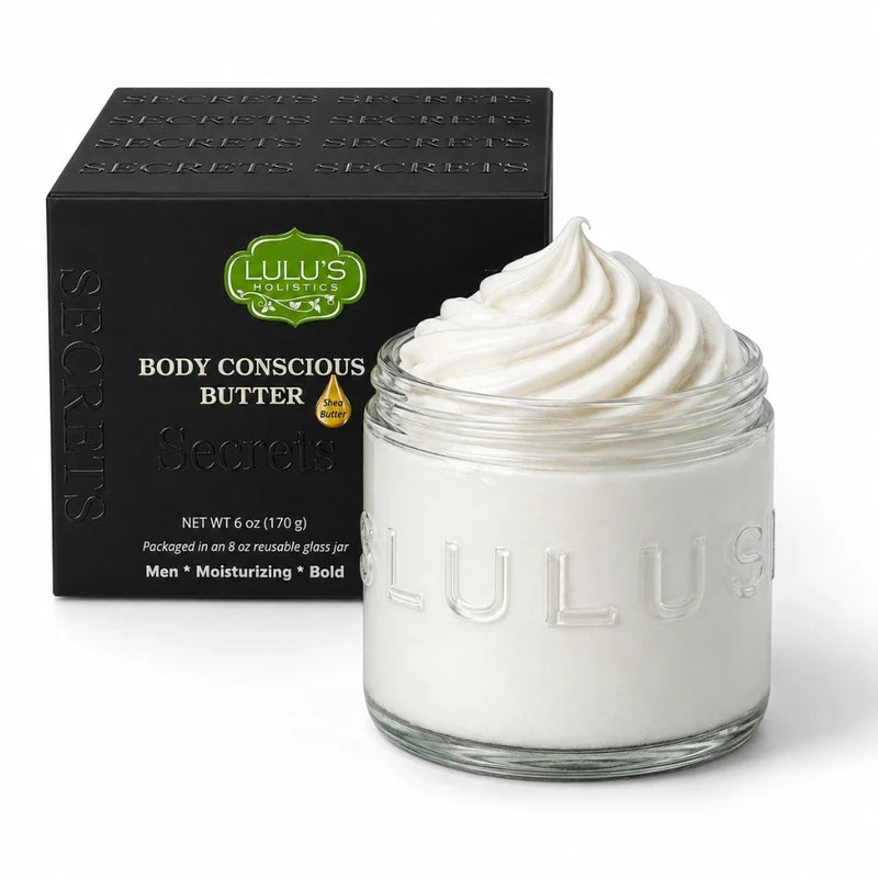 Lulu’s Holistics Oatmeal & Honey Whipped Mango Body Butter – Non-Greasy, Gentle Hydration Lotion & Moisturizer White Smoke Secrets / 1-Jar