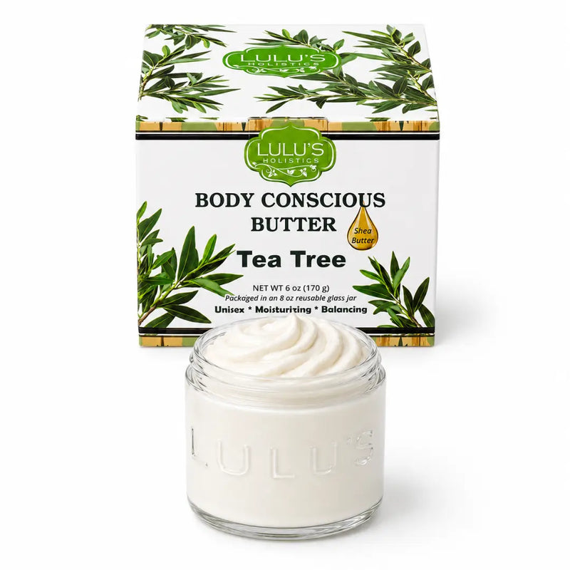 Lulu’s Holistics Raspberry Lemonade Whipped Body Butter – Nourishing, Skin-Softening Care Lotion & Moisturizer White Smoke Tea Tree / 1-Jar