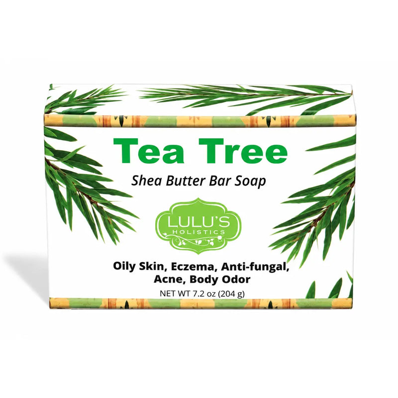 Lulu’s Holistics Tea Tree Shea Butter Bar Soap – Clarifying Cleanse Bar soap White Smoke Tea Tree / 1 Bar,Tea Tree / 3-Pack,Tea Tree / 6-Pack,Tea Tree / 10-Pack,Tea Tree / 20-Pack,Eucalyptus / 1 Bar,Eucalyptus / 3-Pack,Eucalyptus / 6-Pack,Eucalyptus / 10-Pack,Eucalyptus / 20-Pack,Hemp / 1 Bar,Hemp / 3-Pack,Hemp / 6-Pack,Hemp / 10-Pack,Hemp /