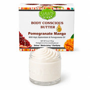 Lulu’s Holistics Pear & Moringa Whipped Mango Body Butter – Non-Greasy, Radiant Skin Lotion & Moisturizer White Smoke Pomegranate / 1-Jar