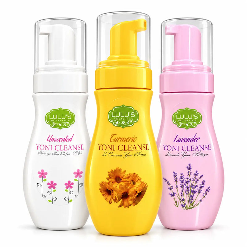 Lulu’s Holistics Yoni Cleanse Bundle – Unscented, Turmeric & Lavender body care White Smoke