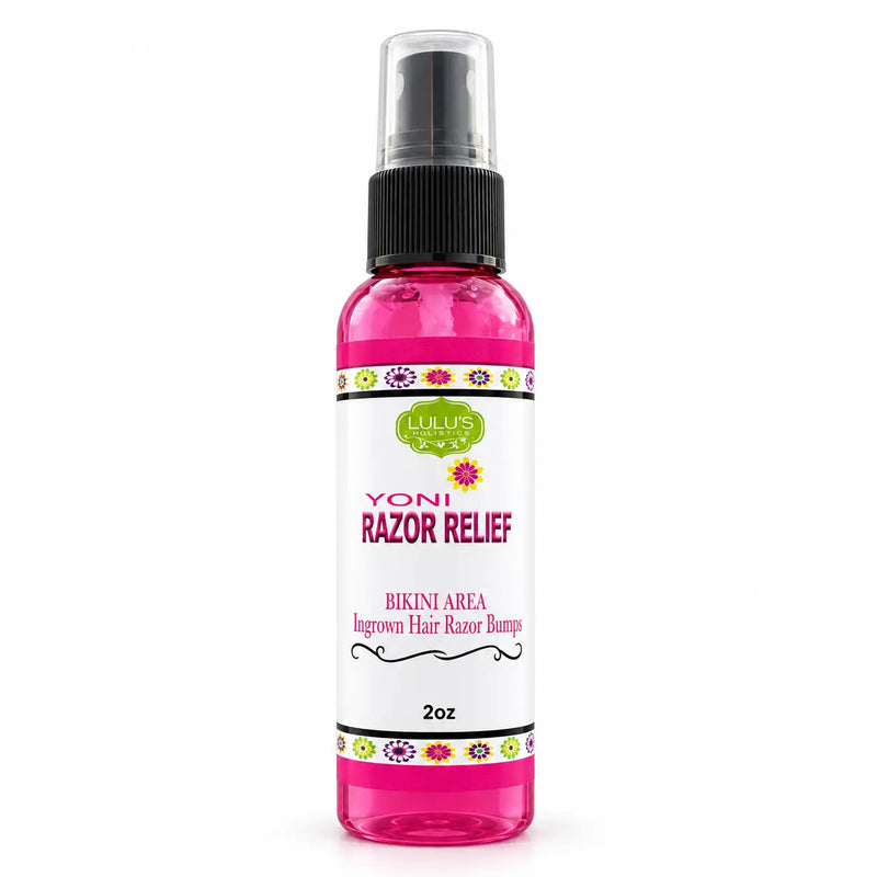 Lulu’s Holistics Yoni Razor Relief – Soothing Post-Shave Care feminine care White Smoke 1 (2oz bottle),2 (2oz bottles),3 (2oz bottles),4 (2oz bottles)