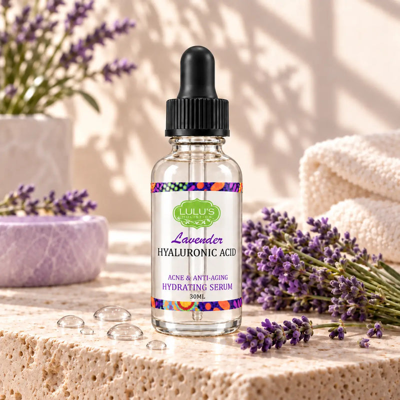 Lulu’s Holistics Lulu's Holistics Lavender Hyaluronic Acid Soothing & Balancing Face Serum (30ml) facial serum Antique White Lavender Soothing & Balancing / 1-Bottle,Lavender Soothing & Balancing / 2-Pack,Lavender Soothing & Balancing / 3-Pack,Charcoal Detox & Purify / 1-Bottle,Charcoal Detox & Purify / 2-Pack,Charcoal Detox & Purify / 3-Pack,Vitamin C Brightening & Radiance /