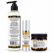 Lulu’s Holistics Rose Radiance Skin Trio – Cleanse, Hydrate & Brighten Facial Cleanser White Smoke