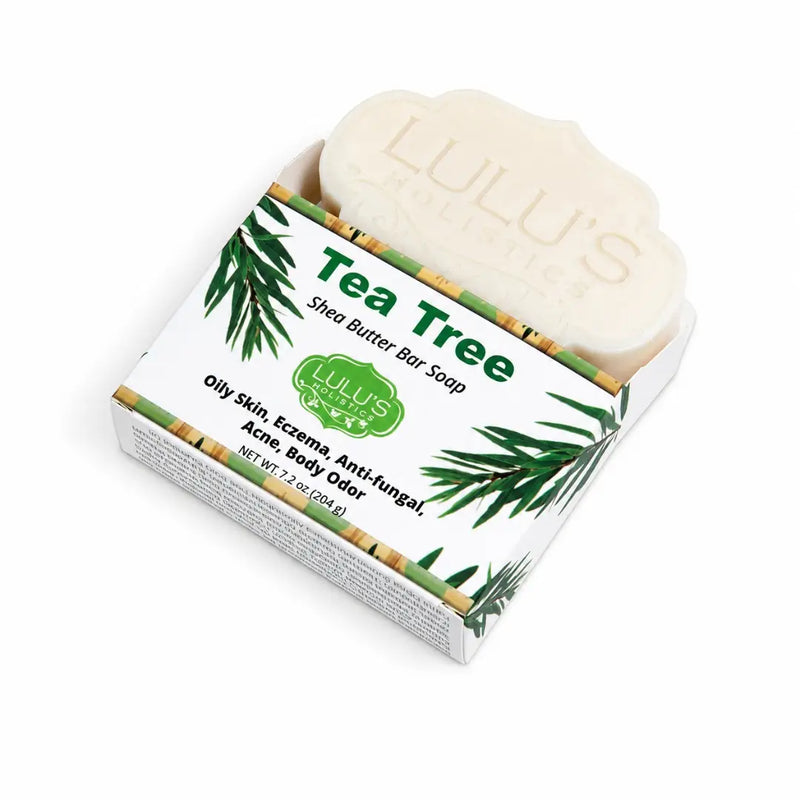 Lulu’s Holistics Raspberry Lemonade Dragon Fruit Shea Butter Bar Soap – Radiant Cleanse Bar soap White Smoke Tea Tree / 1 Bar