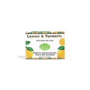 Lulu’s Holistics Lemon Turmeric Shea Butter Bar Soap – Refreshing Hydrating Cleanser for Smooth, Even-Looking Skin Bar soap