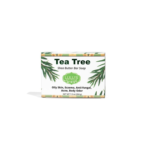 Lulu’s Holistics Tea Tree Shea Butter Bar Soap – Purifying, Hydrating & Smoothing Body Bar Bar soap