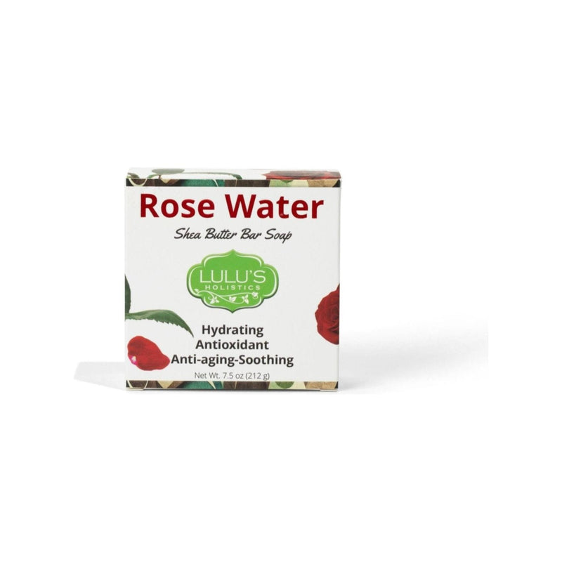 Lulu’s Holistics Rosewater Shea Butter Bar Soap – Hydrating Cleanser for Soft, Smooth, Healthy-Looking Skin Bar soap