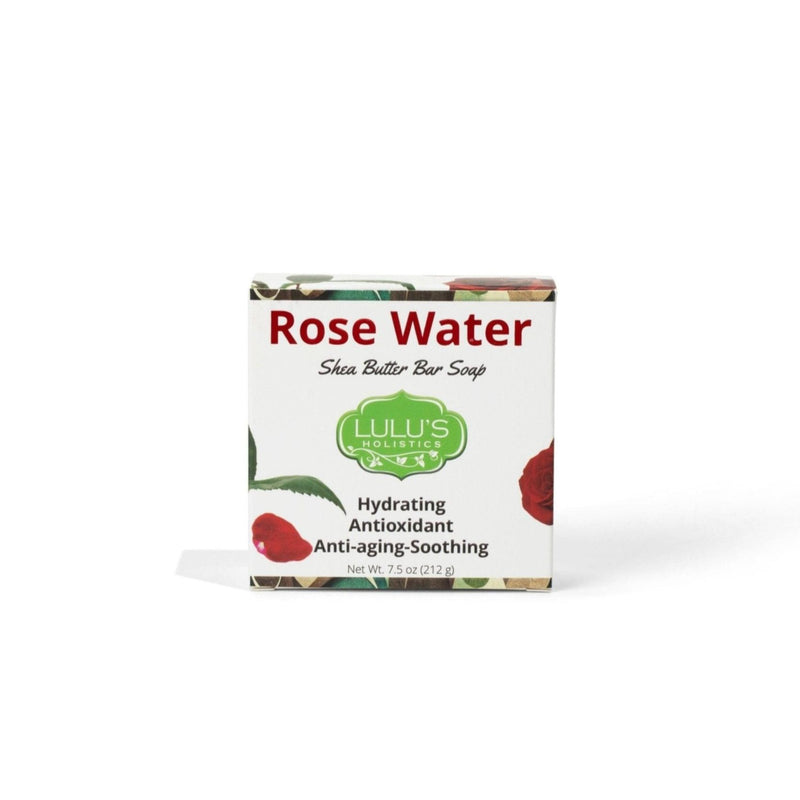 Lulu’s Holistics Rosewater Shea Butter Bar Soap – Hydrating Cleanser for Soft, Smooth, Healthy-Looking Skin Bar soap