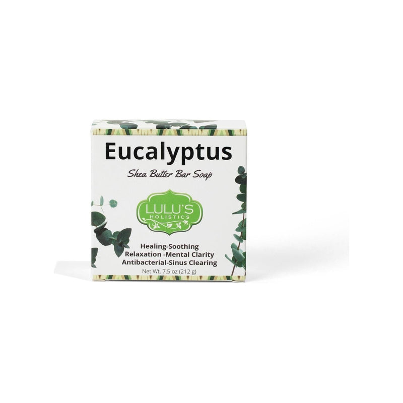 Lulu’s Holistics Eucalyptus Shea Butter Bar Soap for Soothed, Irritation-Free, and Refreshed Skin Bar soap