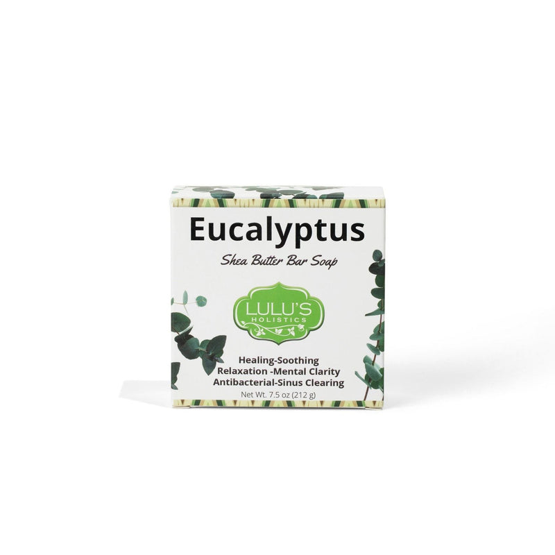 Lulu’s Holistics Eucalyptus Shea Butter Bar Soap for Soothed, Irritation-Free, and Refreshed Skin Bar soap