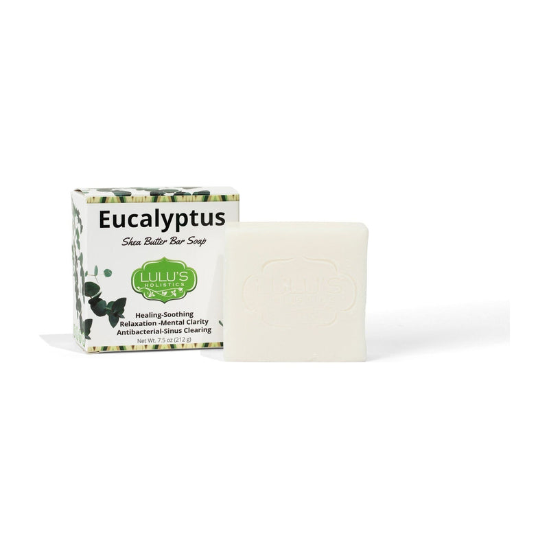Lulu’s Holistics Eucalyptus Shea Butter Bar Soap for Soothed, Irritation-Free, and Refreshed Skin Bar soap