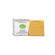 Lulu’s Holistics Unscented Turmeric Shea Butter Bar Soap – Gentle Hydrating Cleanser for Smooth, Even-Looking Skin Bar soap