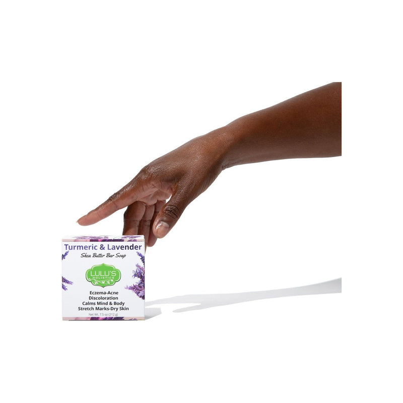 Lulu’s Holistics Turmeric Lavender Shea Butter Bar Soap – Calm, Smooth, Even-Looking Skin Bar soap