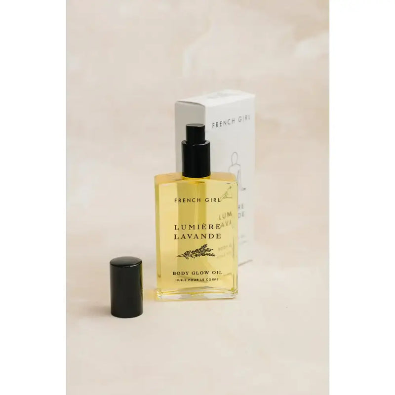 FRENCH GIRL Lumière Body Glow Oil Lavande - 3.4 Oz Body Oil