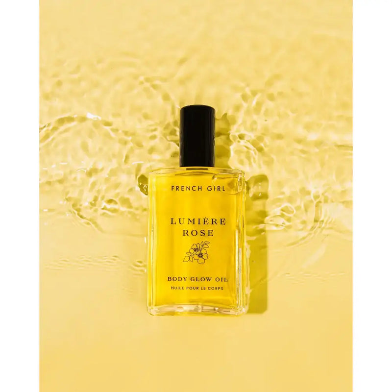 FRENCH GIRL Lumière Body Glow Oil Rose - 3.4 Oz Body Oil