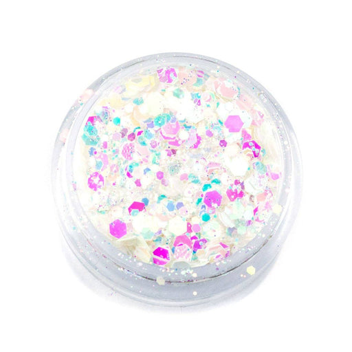 Lunautics BDay Cake - Chunky Iridescent White Glitter Chunky Glitter