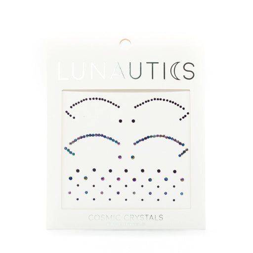 Lunautics Black Face Gem | Iridescent Cut-Crease Face Jewel Face Jewel