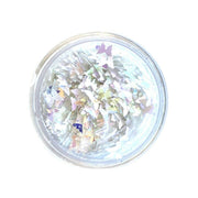 Lunautics Dolly - White Iridescent Chunky Glitter with Butterflies Chunky Glitter
