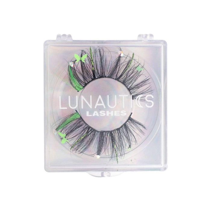 Firefly - Faux Mink Glitter Lashes with Butterfly and Rhinestone Embellishments