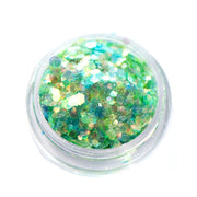 Lunautics Laguna - Green and Blue Iridescent Chunky Glitter Chunky Glitter
