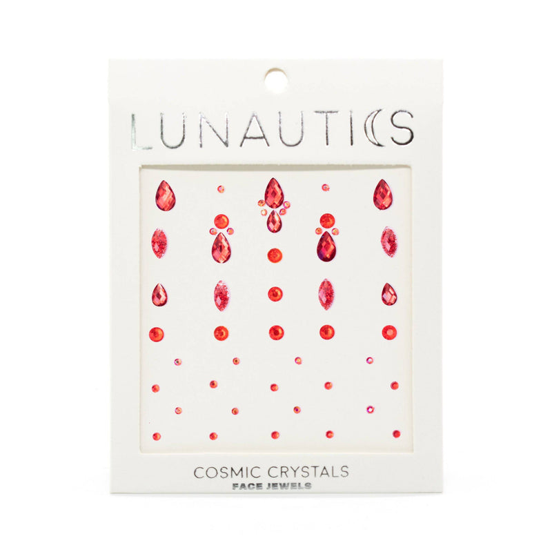Lunautics Red Mini Jewel Mix Pack - Karma Face Jewel