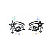 Lunautics Spellbound - Black Graphic Liner Face Stickers Face Jewel