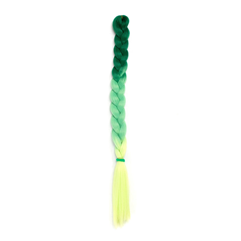 Lunautics Top Shelf - Ombre Green Braid Hair Braid-In Hair