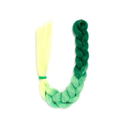 Lunautics Top Shelf - Ombre Green Braid Hair Braid-In Hair